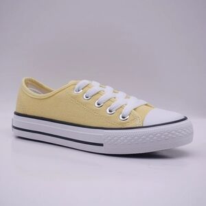 Yellow Canvas Kids Sneakers